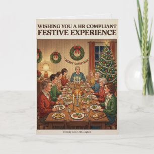 Politically Correct HR Approved Parody Christmas Card