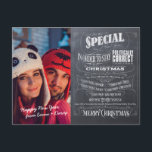 Politically Correct Woke Chalkboard Christmas Holiday Postcard<br><div class="desc">You know that this is what you really want to say when you get the non-committal, neutral 'Happy Holiday' greeting. Well here is your chance to make a statement in contemporary chalkboard look. See other fun products with this art on them in our store: https://www.zazzle.com/26_characters/products?dp=0&cg=196703093339113260 BTW - There is even...</div>