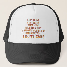 Politically Incorrect Funny Hat Cap