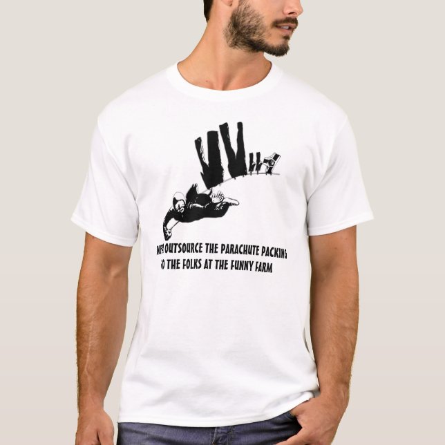 Politically incorrect skydiving T-Shirt (Front)