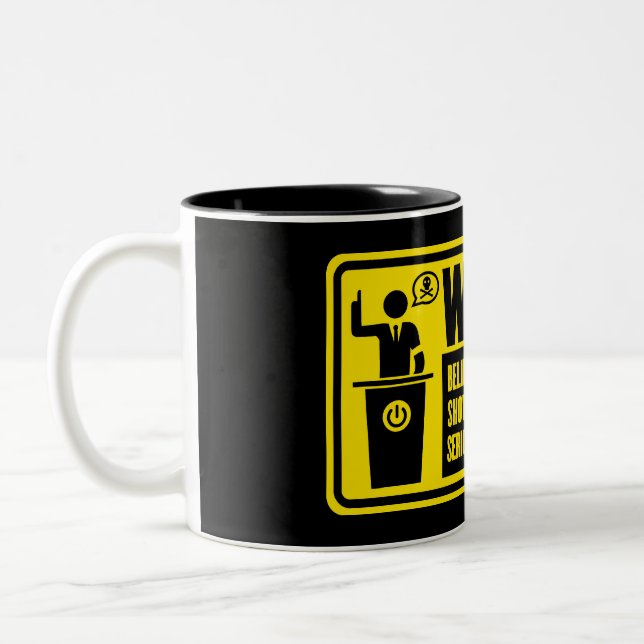 Politician Warning Mugs (Left)