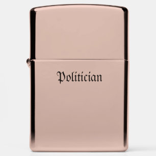 Politician Zippo Lighter