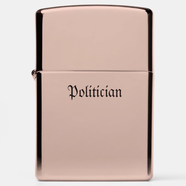 Politician Zippo Lighter (Front)