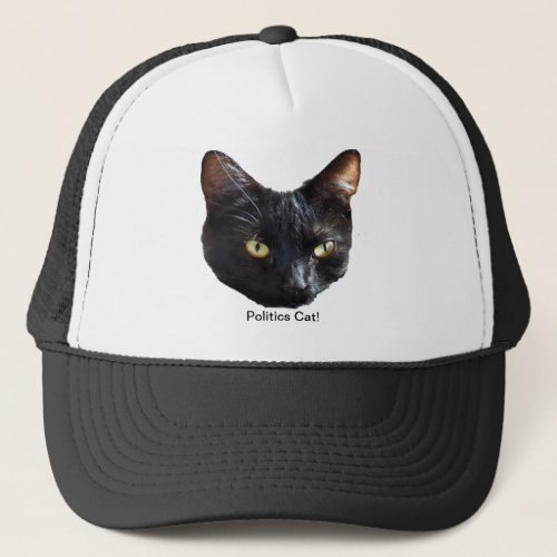 Politics Cat No Rats Will Be In Office Trucker Hat