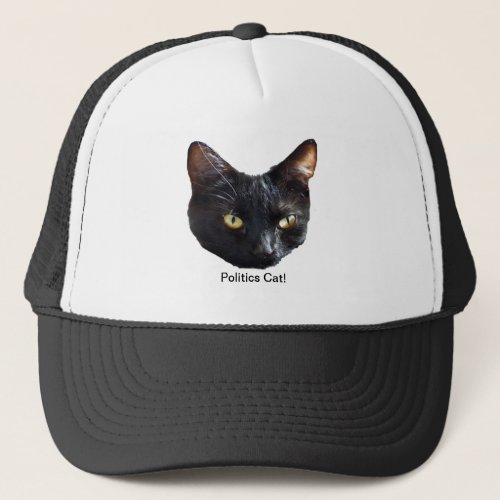 Politics Cat No Rats Will Be In Office Trucker Hat