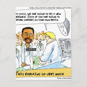 Politics: Does It Take Brain Surgery? Postcard