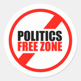 No Politics Zone Gifts on Zazzle