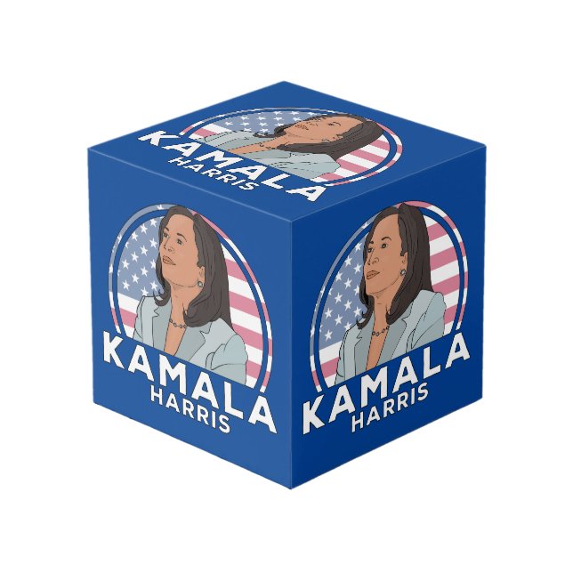 Politics Kamala Harris Cube (Front Angled)