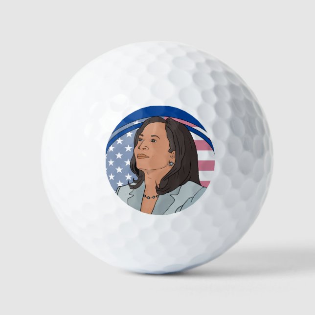 Politics Kamala Harris Golf Balls (Front)