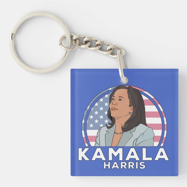 Politics Kamala Harris Keychain (Front)