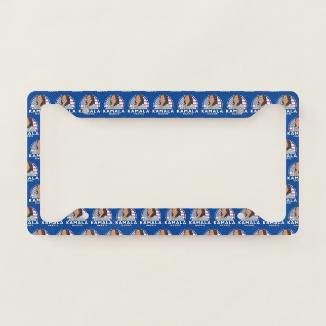 Politics Kamala Harris License Plate Frame (Front)