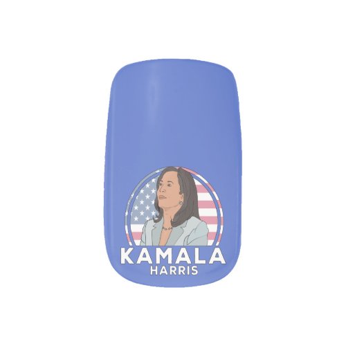 Politics Kamala Harris Minx Nail Art