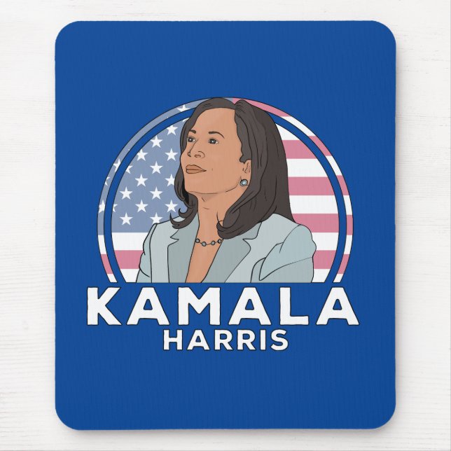 Politics Kamala Harris Mouse Pad (Front)