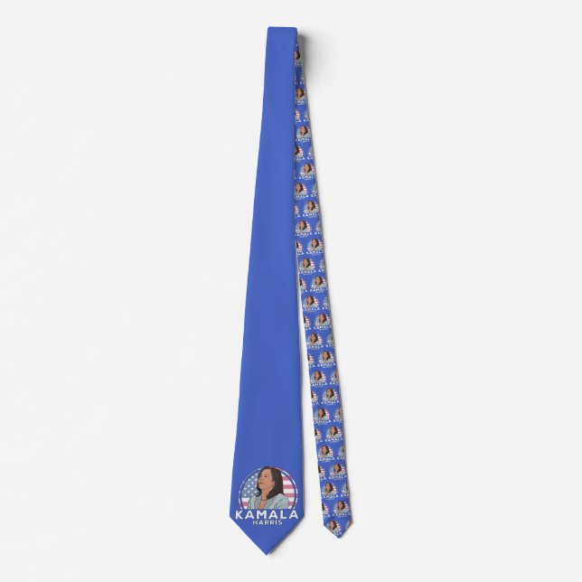 Politics Kamala Harris Neck Tie (Front)