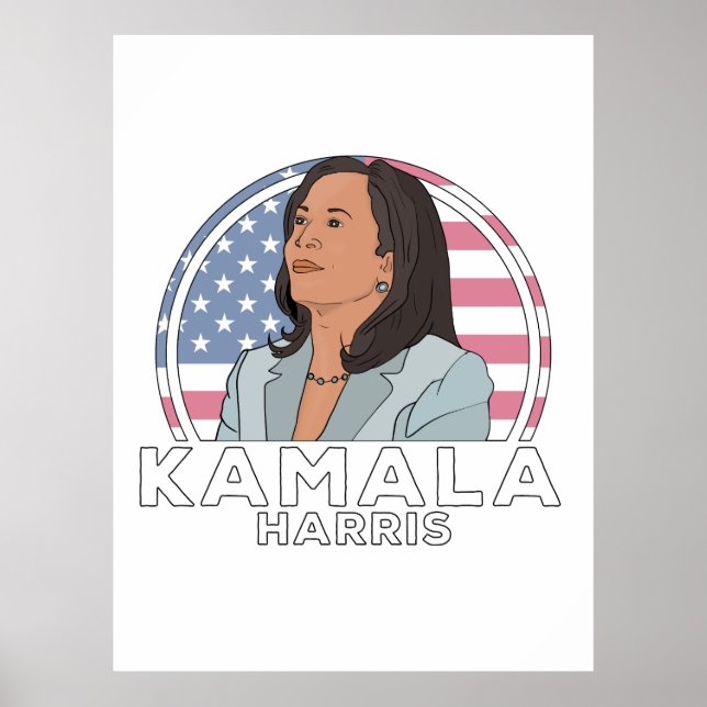 Politics Kamala Harris Poster (Front)