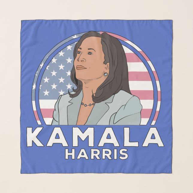 Politics Kamala Harris Scarf (Front)