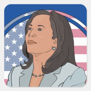 Politics Kamala Harris Square Sticker