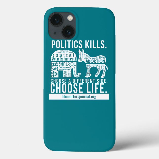 Politics Kills iPhone6/6s phone case (Back)