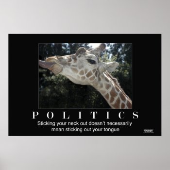 Politics Poster by stoneart at Zazzle