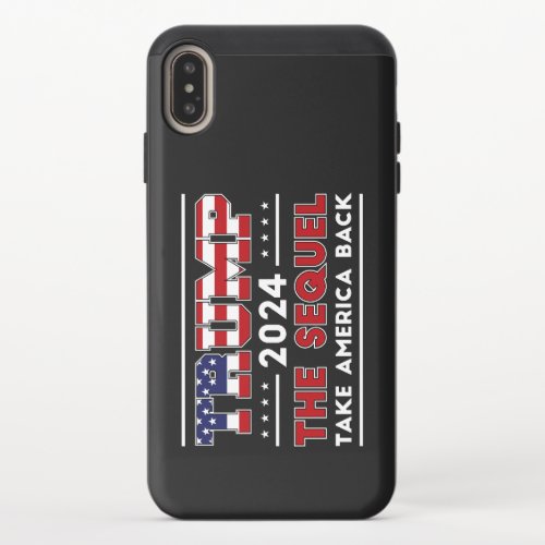 Politics quote referencing the USA elections iPhone XS Max Slider Case