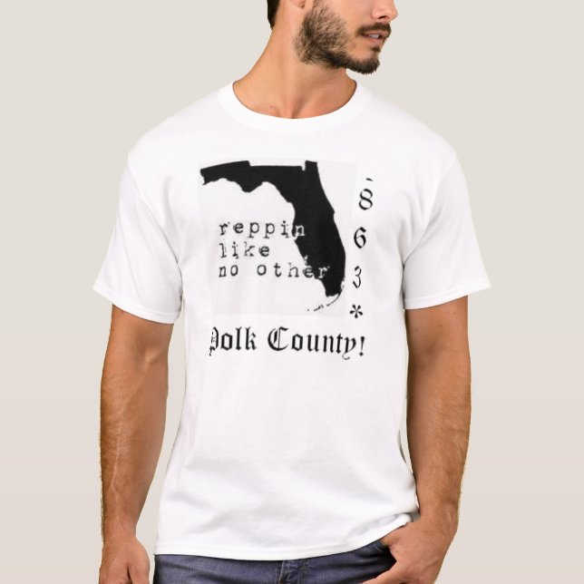 polk county/863 t shirt (Front)