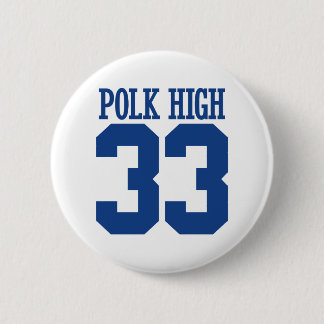 polk high pinback button