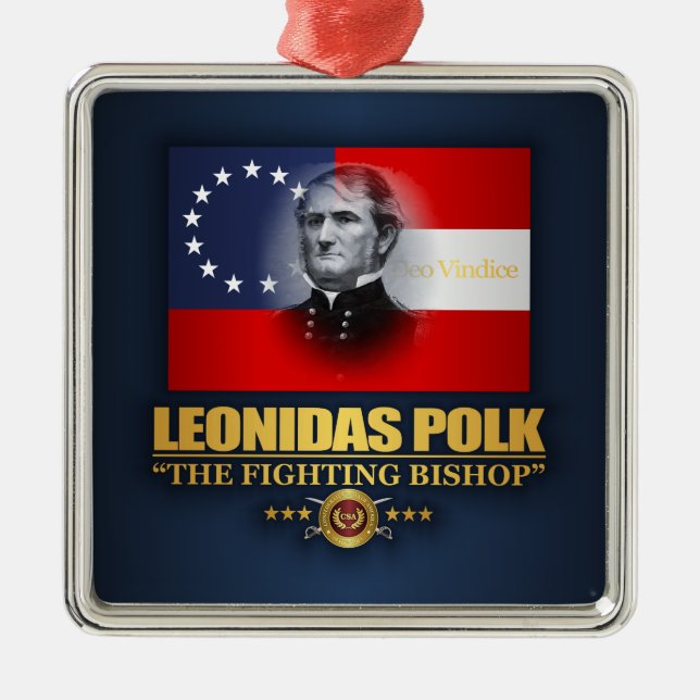 Polk (Southern Patriot) Metal Ornament (Front)