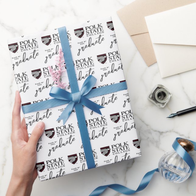 Polk State College Graduation Wrapping Paper (Gifting)