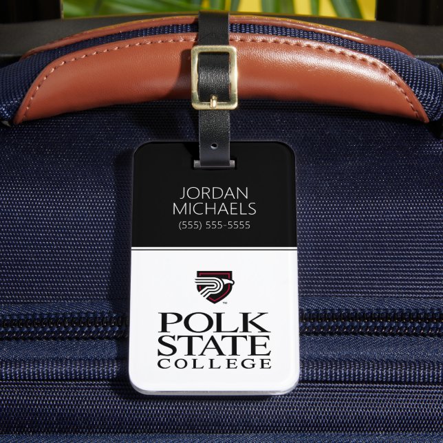 Polk State College Luggage Tag (Front Insitu 2)