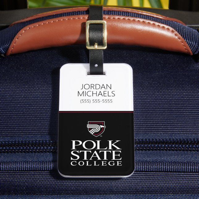 Polk State College Luggage Tag (Front Insitu 2)