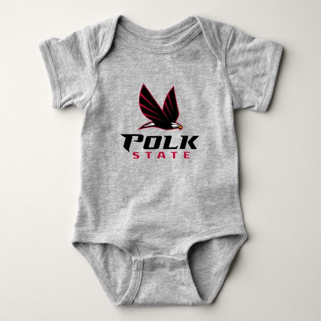 Polk State Eagles Baby Bodysuit (Front)