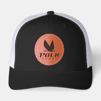 Polk State Eagles Leather Patch Hat