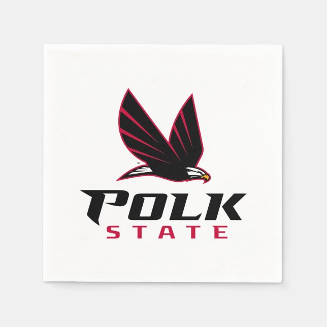 Polk State Eagles Napkins (Front)