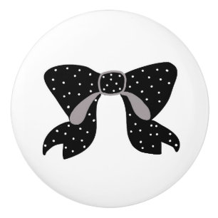 Polka Bow Knob