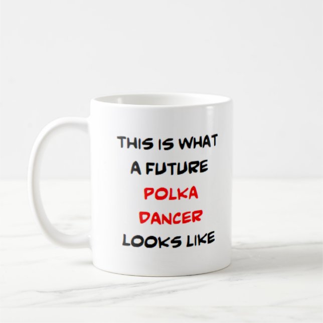 polka dancer, future coffee mug (Left)