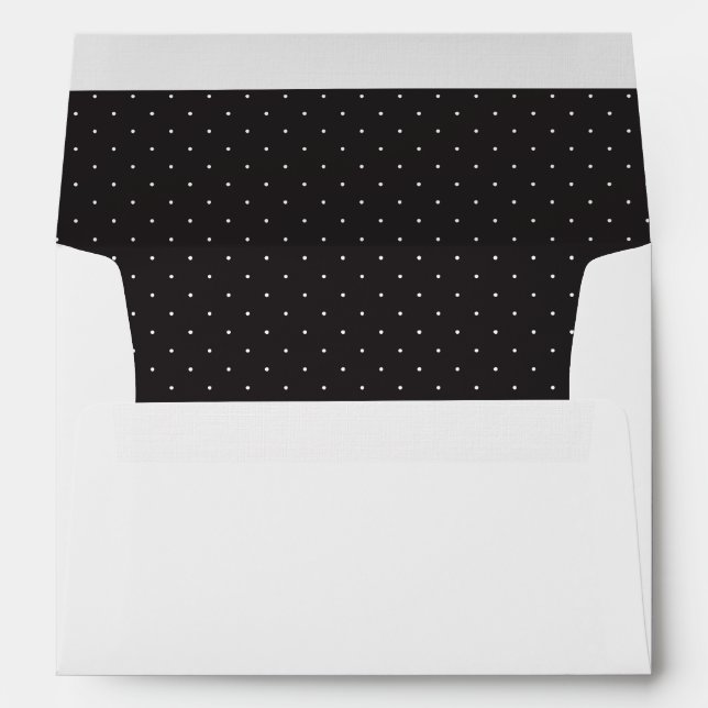 Polka Dot 5 x 7 Pre-Addressed Envelopes (Back (Bottom))
