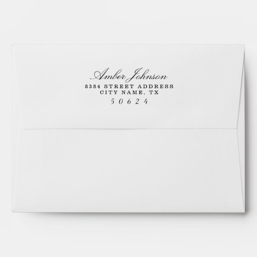 Polka Dot 5 x 7 Pre-Addressed Envelopes | Zazzle