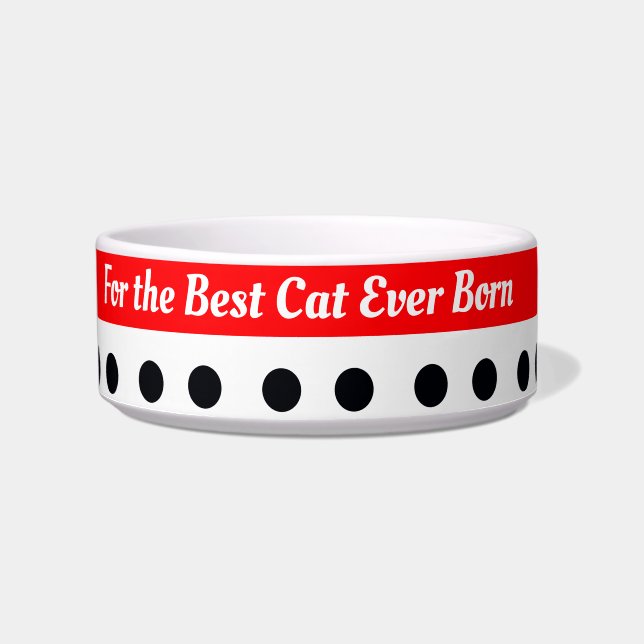 Polka Dot Accented Bowl (Front)