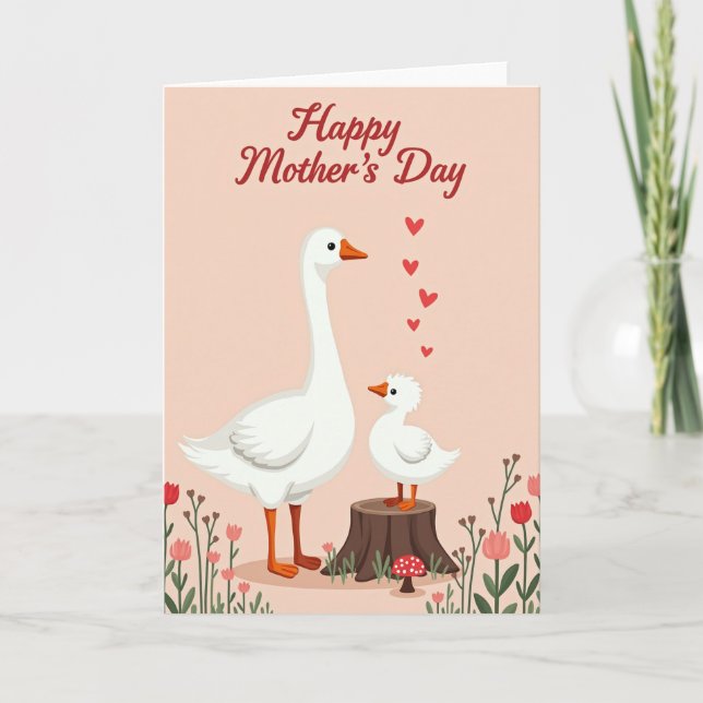Polka Dot Affection Mothers Day Card (Front)
