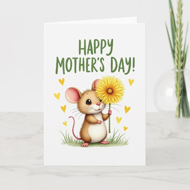 Polka Dot Affectionate Card (Front)