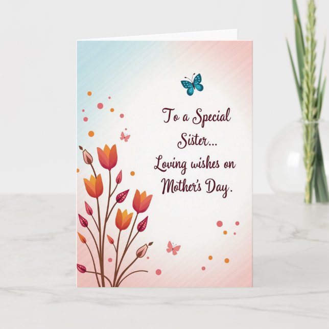 Polka Dot Affectionate Wishes Card (Front)