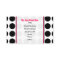 Polka Dot Apple Fashion Teacher Business Card
