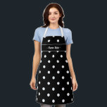 Polka Dot Apron with Custom Name – Personalized Ki<br><div class="desc">Add a fun, personalized twist to your kitchen attire with this charming polka dot apron, complete with a custom name! Made from durable, high-quality fabric, this apron combines style and practicality, perfect for cooking, baking, or crafting. The playful polka dot pattern is paired with a space for your name, making...</div>