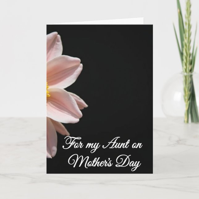 Polka Dot Aunt Mothers Day Card (Front)