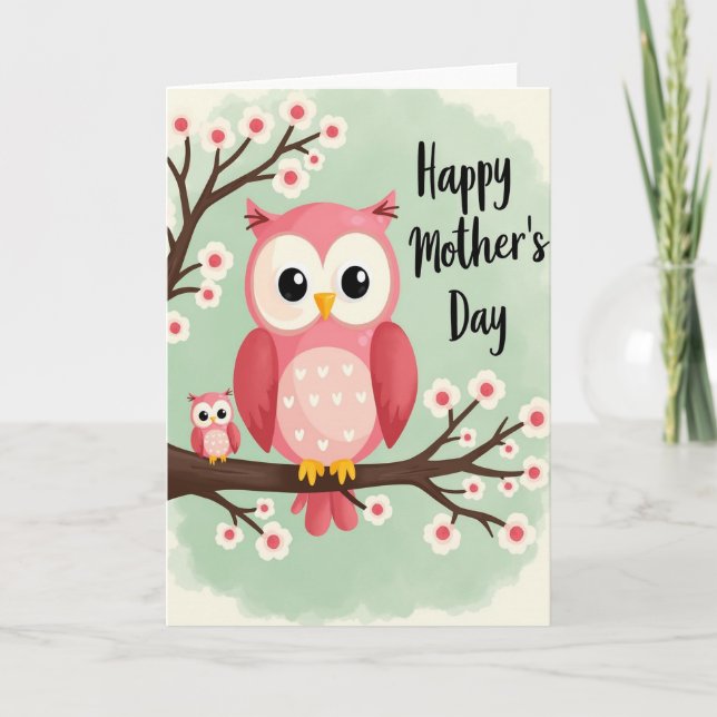 Polka Dot Avian Family Card (Front)