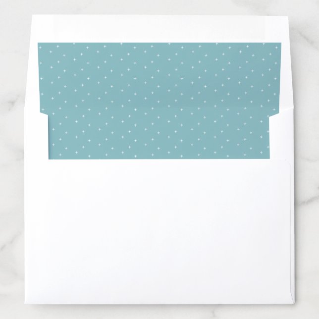 Polka Dot Baby Shower Envelope Liner (In Envelope)