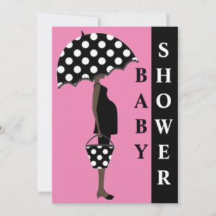 Polka Dot Baby Shower Invitations {Pink}
