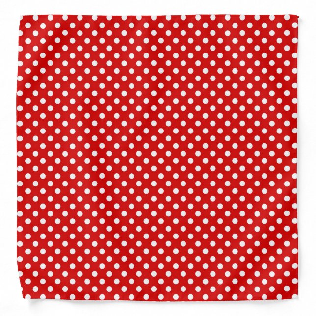 Polka dot background bandana (Front)