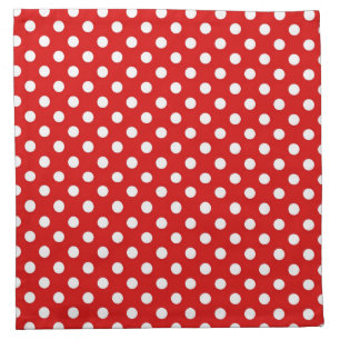 Polka dot background cloth napkin