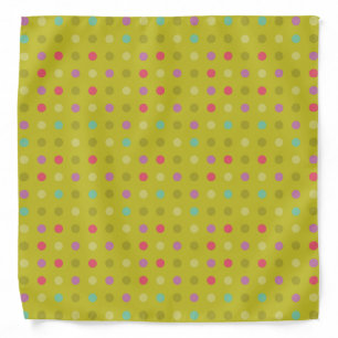 Polka-dot background pattern bandana